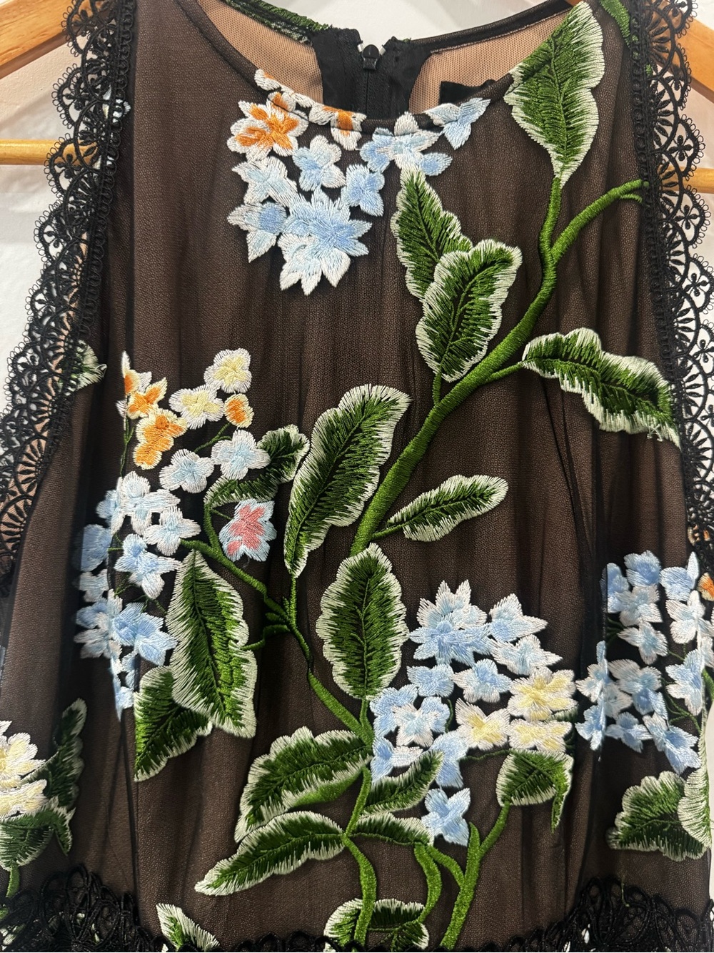 Bridget Ruffle-Tiered Lace Midi Dress - Picture 5 of 8
